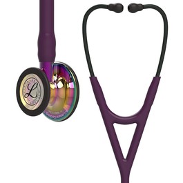 Стетоскоп Littmann Cardiology IV Сливовый с радужным колоколом и фиолетовым стеблем